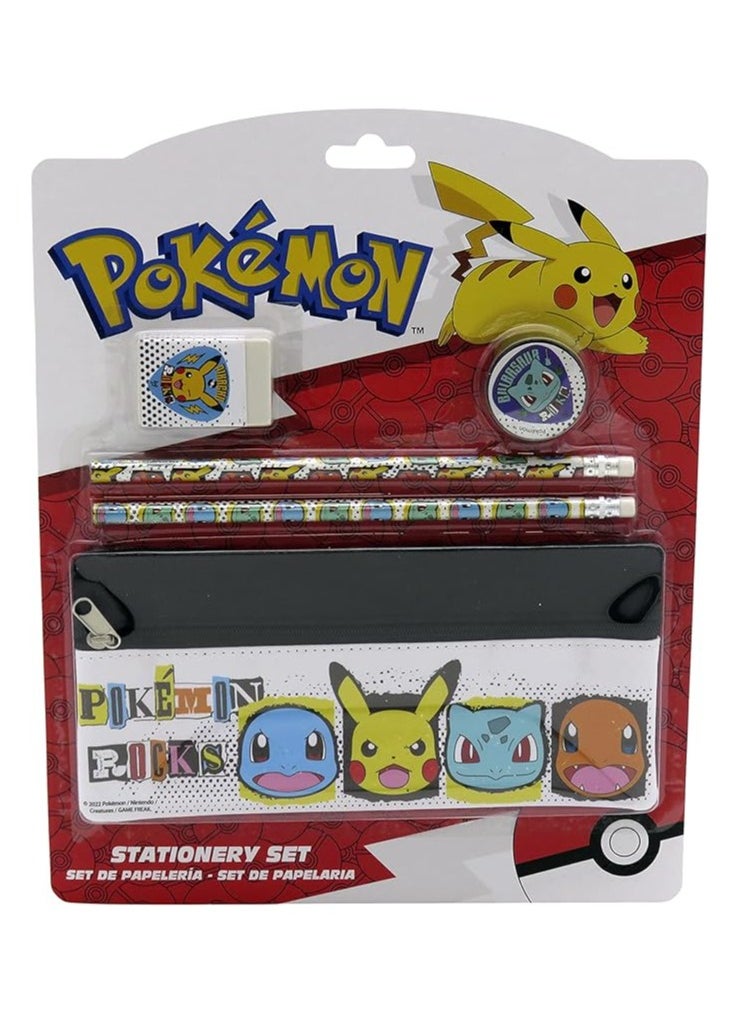 Pokemon Stationery Set with Pencil Case  - Image 1