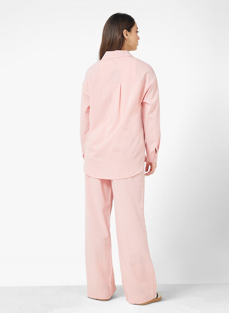 جينجر طقم قميص وبنطلون فضفاض - Image 2