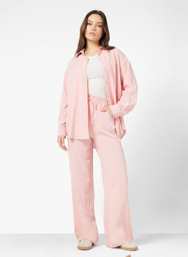 جينجر طقم قميص وبنطلون فضفاض - Image 5