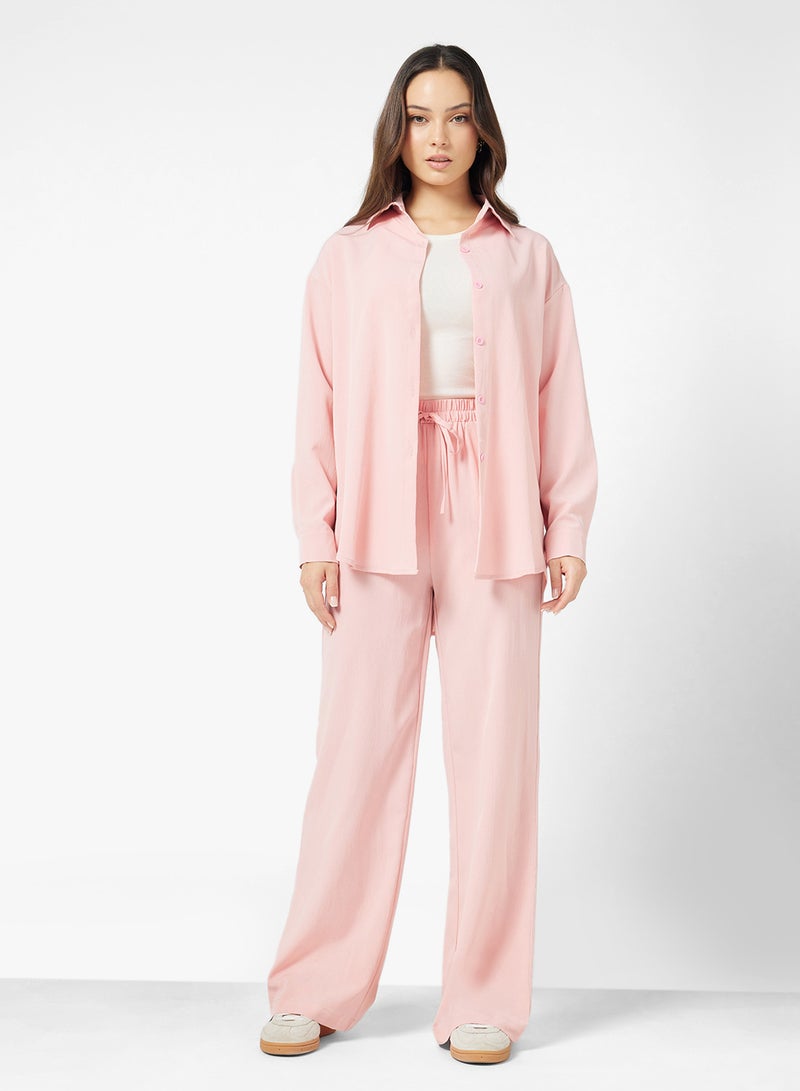 جينجر طقم قميص وبنطلون فضفاض - Image 1