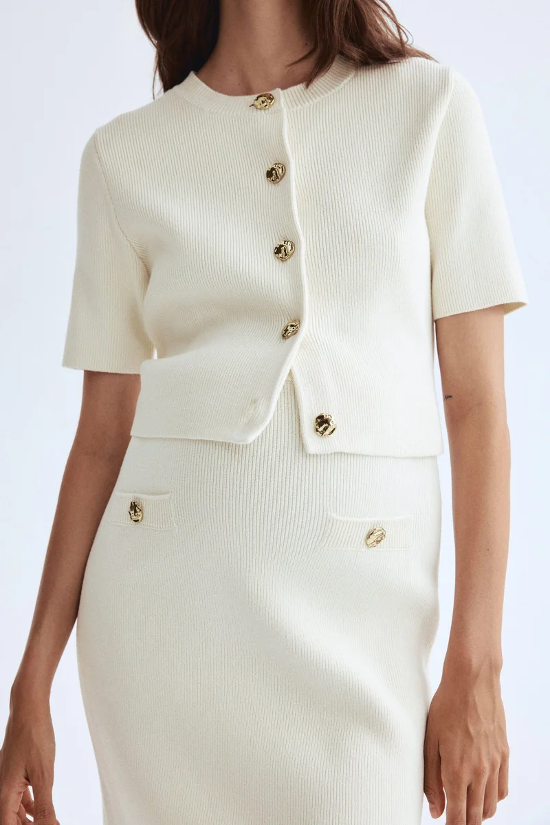 H&M MAMA 2-piece rib-knit set