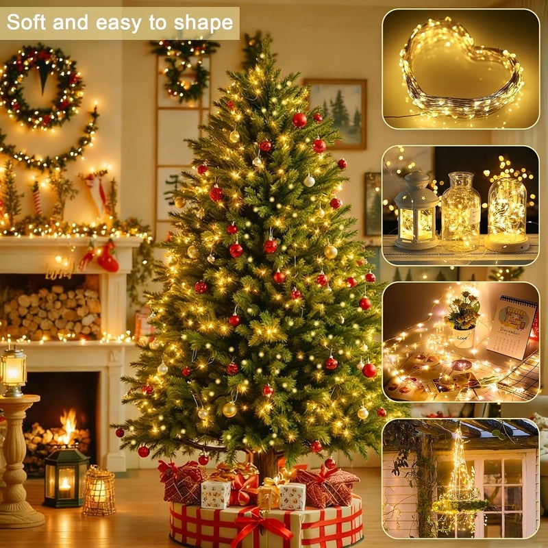 أضواء خرافية متعددة الألوان قابلة للشحن عبر USB 100 LED مع جهاز تحكم عن بُعد - Image 5
