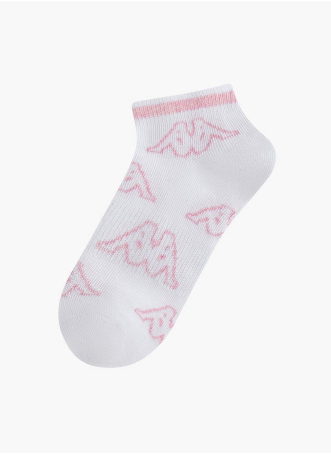 Kappa Girls Logo Detail Ankle Length Socks - Set of 5  - Image 2
