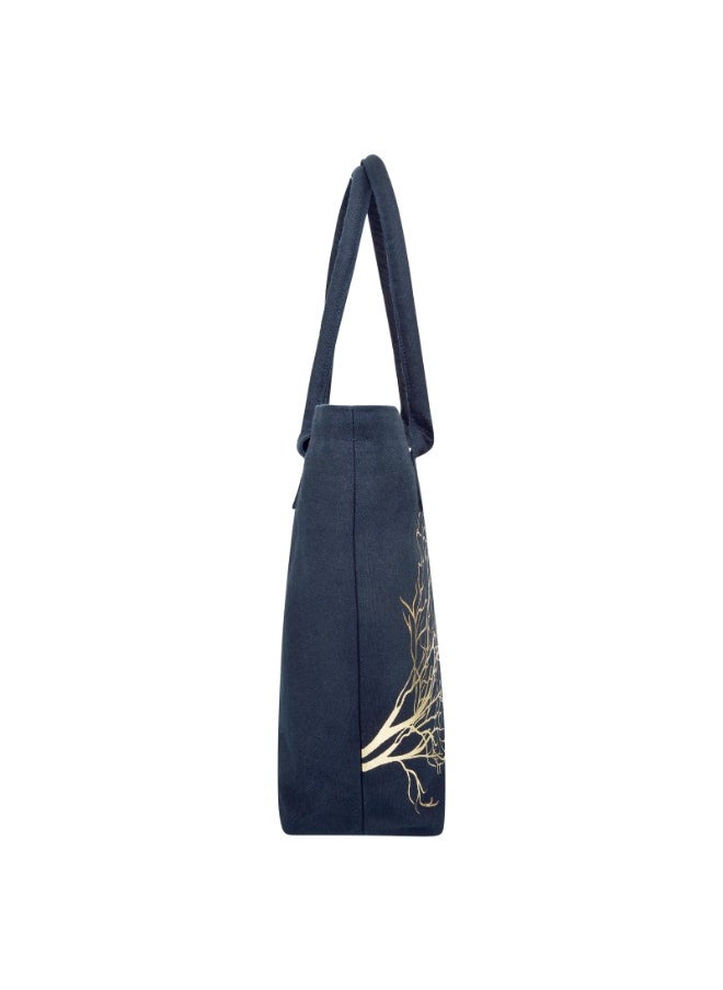 earthsave Earthsave Women’s Vegan Canvas Handbag | Office Bag, Handbag for Daily use, Travel Canvas bags with zip  - Image 3