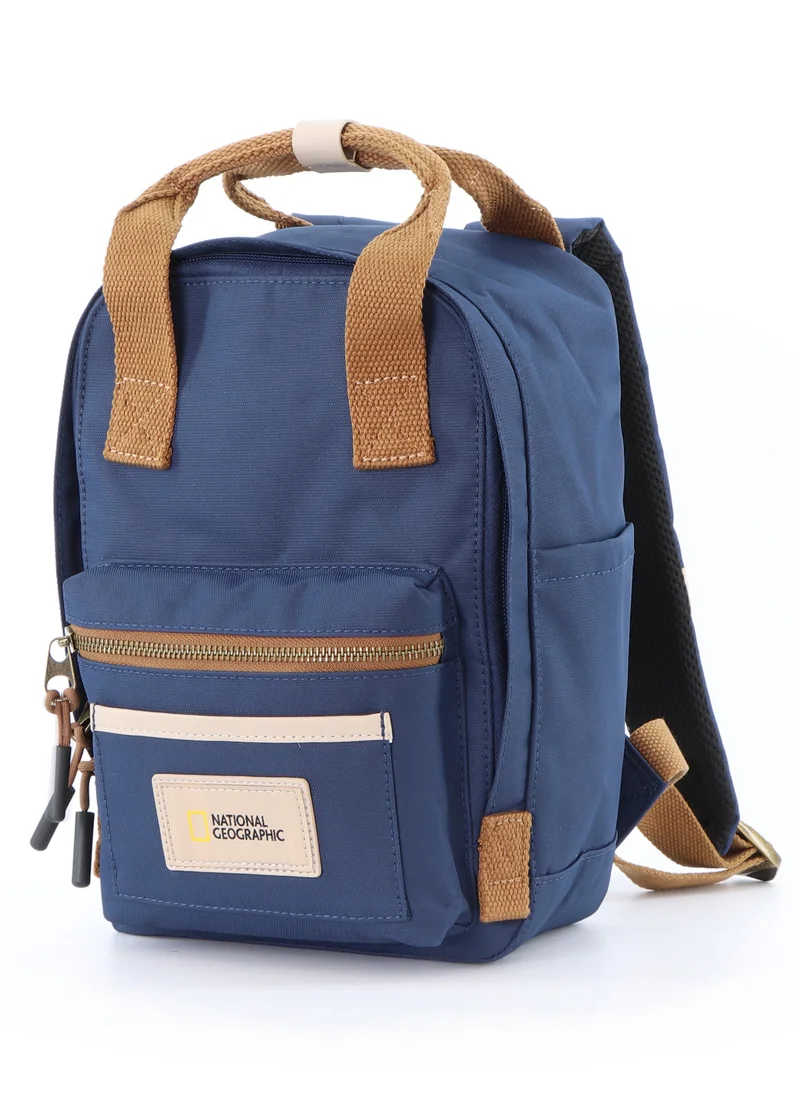 ناشيونال چيوغرافيك National Geographic LEGEND Small Backpack Navy For Men And Women, Durable Water Resistant Padded Laptop Casual Blue Daypack