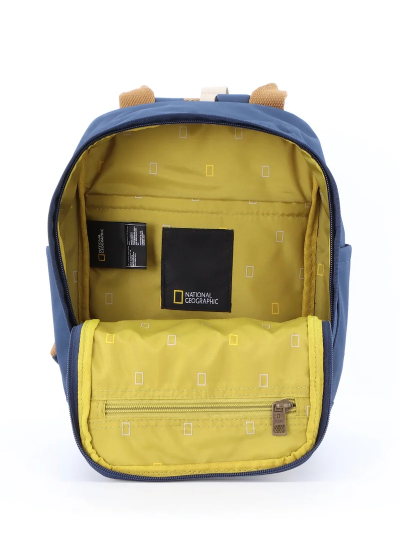 National Geographic Navy National Geographic LEGEND Small Backpack Navy For Men And Women, Durable Water Resistant Padded Laptop Casual Blue Daypack  | Best Price UAE