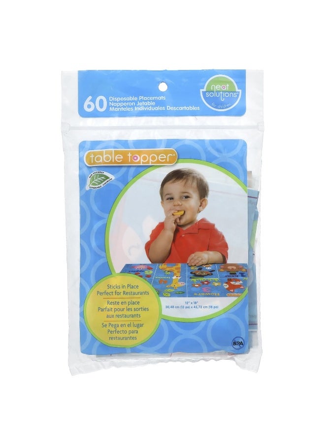 Neat Solutions Neat Solutions, Table Topper, Disposable Placemat, 60 Count  - Image 1