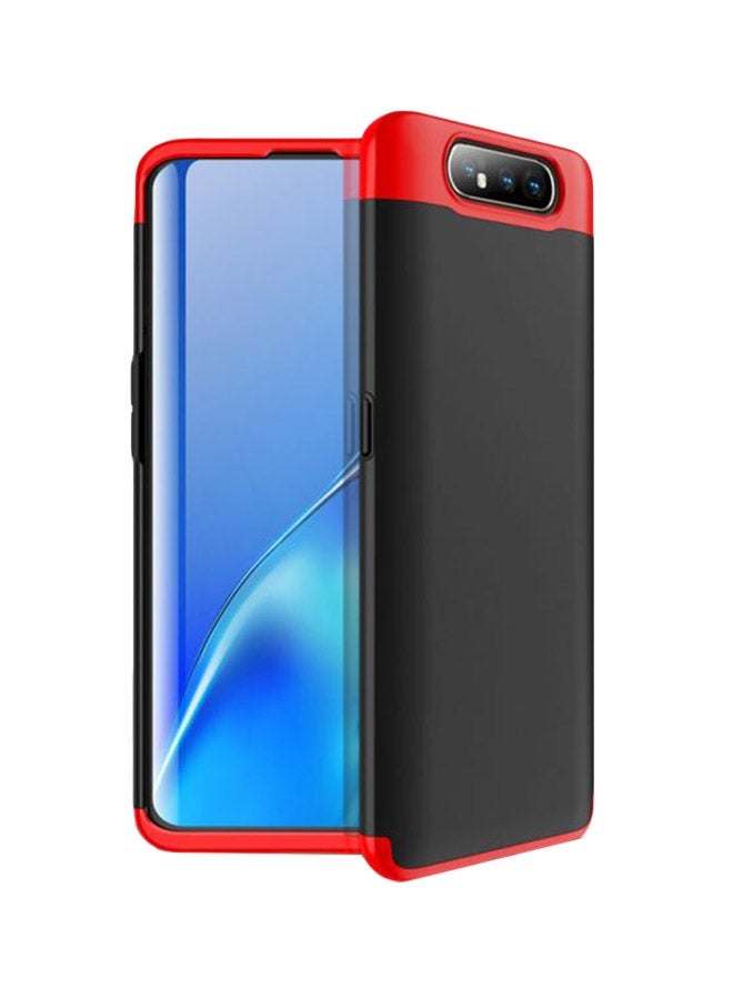 NIBEMINENT Protective Case Cover For Samsung Galaxy A80 Black/Red