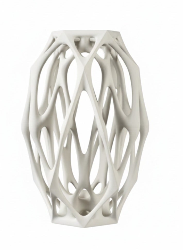 أخوة ثلاثي الأبعاد هيكل مزهرية بتصميم تجريدي عصري – قطعة ديكور فنية أنيقة للمنزل والمكتب - Image 4