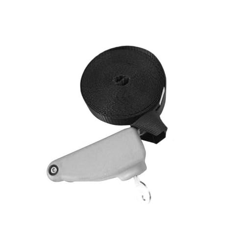DORSAL Surf Locking Straps Theft Resistant Reinforced Roof Rack Pad Tie Downs Steel/Nylon 10' Feet Black - Image 4