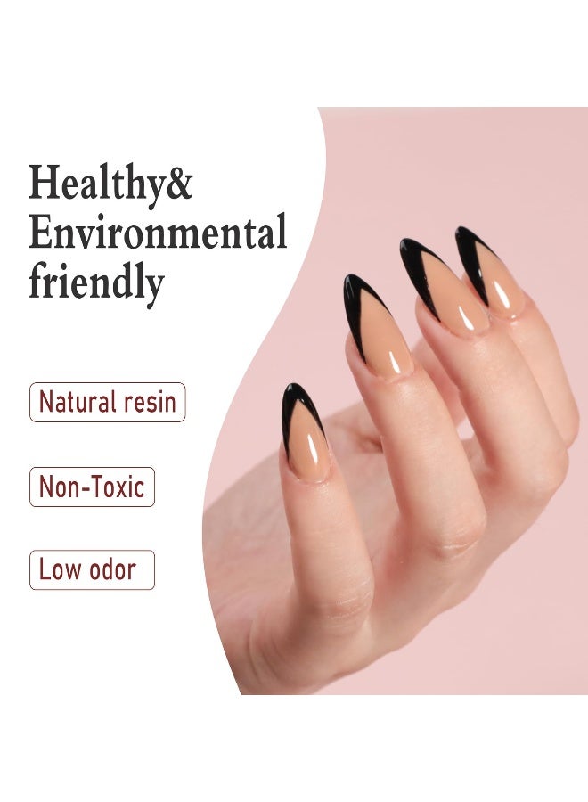 FZANEST Gel Nail Polish,15ML Nude Pink Color Soak Off UV LED Gel Polish Nail Art Manicure Salon DIY Nail Design Decoration at Home #D016 - Image 5