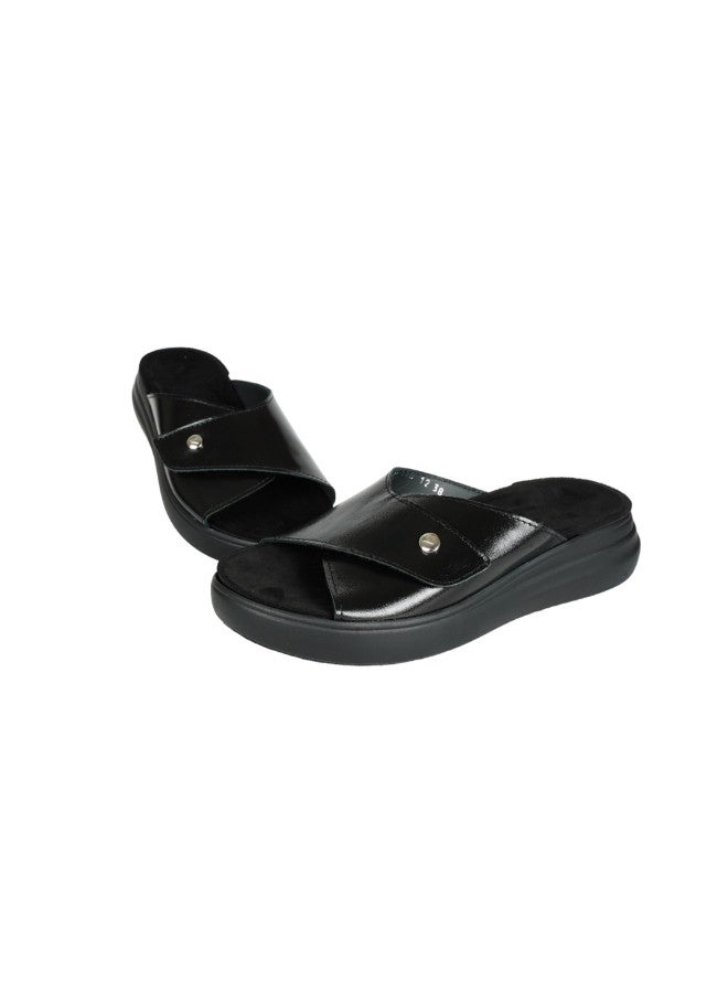 VITAL 148-1087 Vital Ladies Sporty - Metallic Sandals 91003AS Black - Image 3