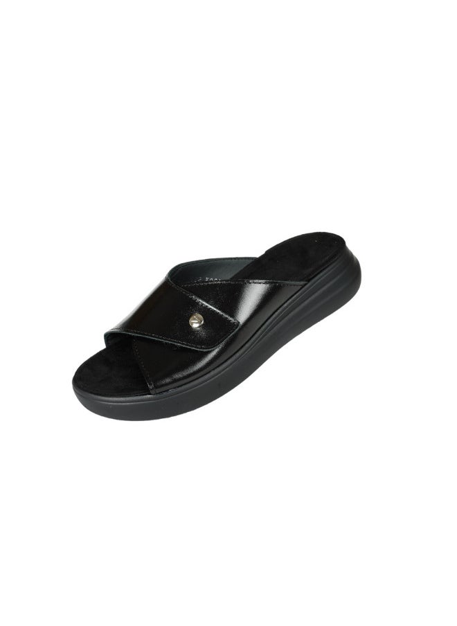 VITAL 148-1087 Vital Ladies Sporty - Metallic Sandals 91003AS Black - Image 2