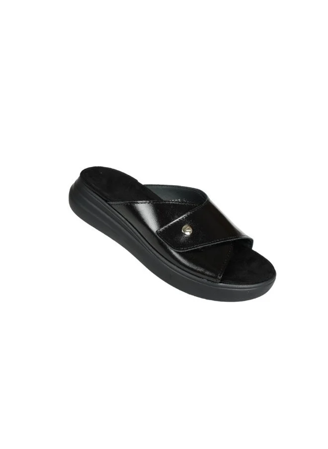Vital 148-1087 Vital Ladies Sporty - Metallic Sandals 91003AS Black