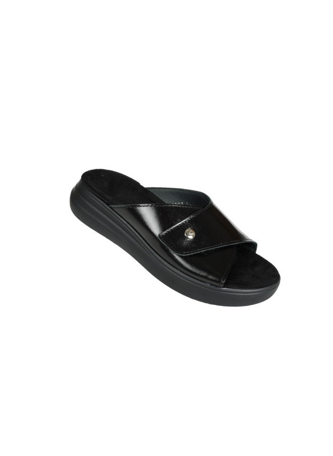 VITAL 148-1087 Vital Ladies Sporty - Metallic Sandals 91003AS Black - Image 1