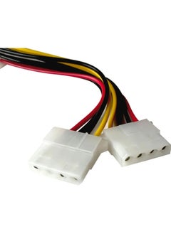 SOLDOUT 4 Pin Molex Male to 2 Port 4Pin Molex IDE Female Power Supply Splitter Adapter IDE Power Cable  - Image 3