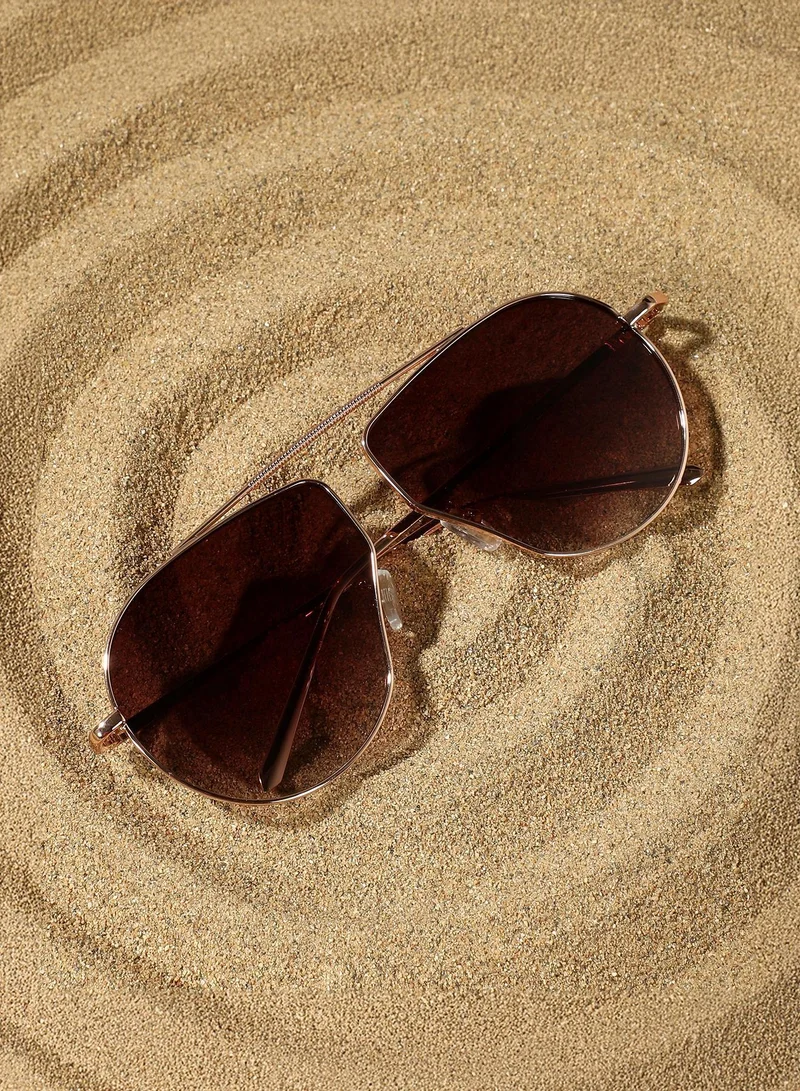 Haute Sauce Polarized Full Rim Oversized Sunglasses For Women