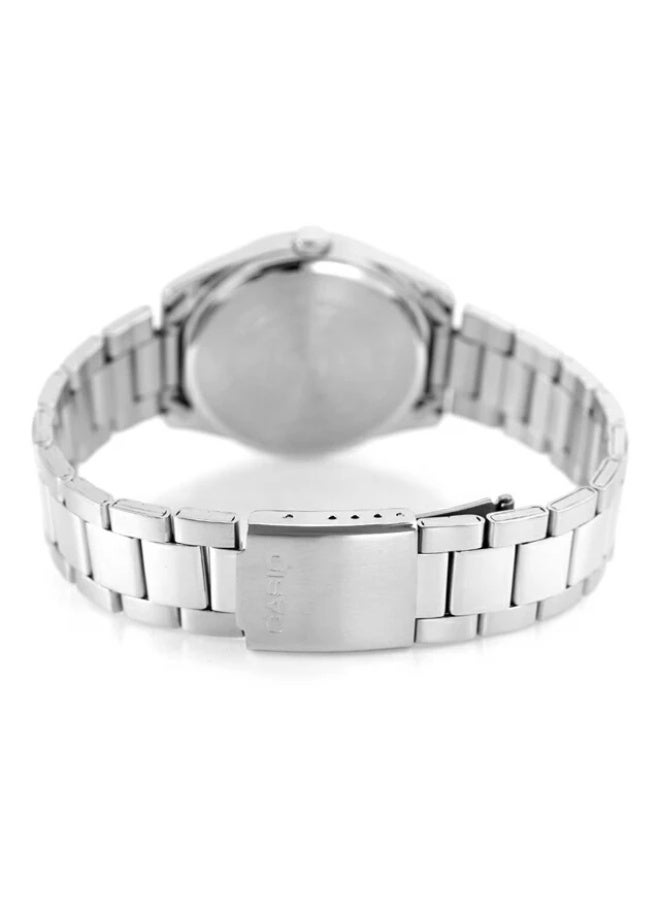 كاسيو ساعة كاسيو للرجال MTP-1302DA-2A2VDF أنالوج من الفولاذ المقاوم للصدأ باللون الفضي - Image 3