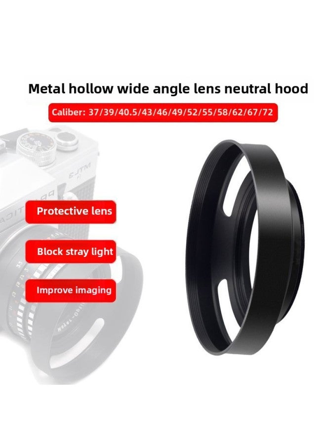 general Suitable For T-type Metal Hollow Hood Suitable For Leica/Zeiss/fulunda/seven Craftsmen Lens Screw-Color:39mmT Metal Hollow Hood - Image 2