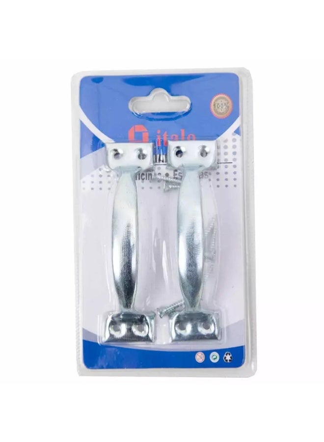 Italo Big Normal Handle, Stainless Steel Normal Handles 2Pcs - Image 2