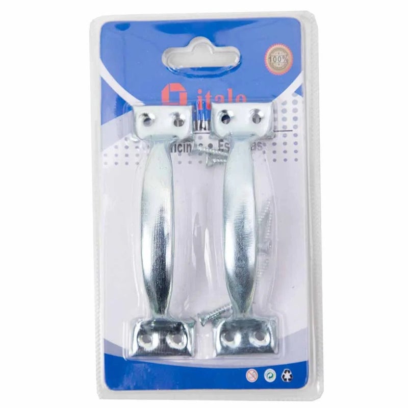 Italo Big Normal Handle, Stainless Steel Normal Handles 2Pcs - Image 1