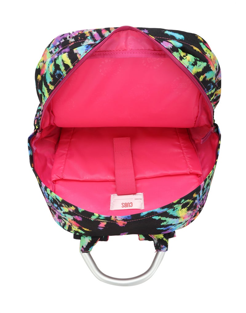 CUBS Abstract Print Waterproof Kids 36L Backpack with zip closure Ideal for 8-15 years age group, Compatible with 15" Laptop - Image 4