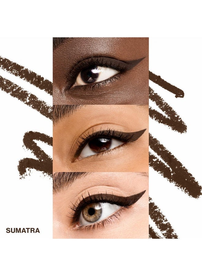 SmashBox Smashbox Always Sharp Longwear Waterproof Kohl Eyeliner Pencil | Self-Sharpening Cap, Waterproof + High Pigment, Sumatra  - Image 3
