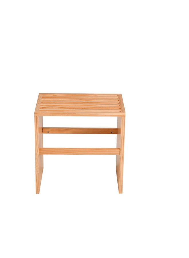 DANUBE HOME Enoch End Table Multi Functional Living Room Table Space Saving Side Table Furniture For Home Bedroom L 30 x W 45 x H 45 cm Pine Natural  - Image 3
