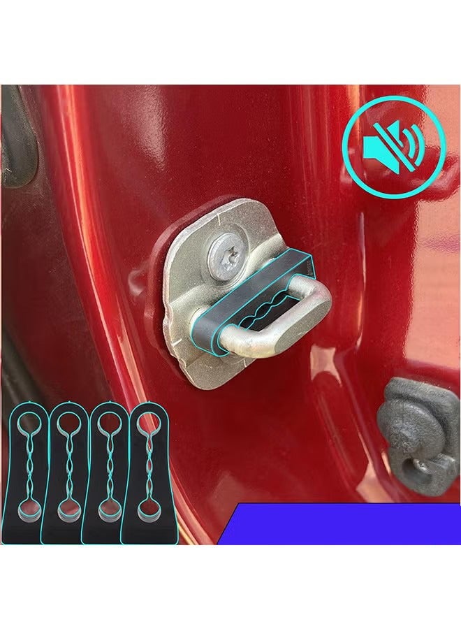 GMORO 4 Pcs Car Door Lock Sound Deadener Pads Compatible with Toyota Camry, Land Cruiser Prado J120 J150, RAV4, Prius, Suzuki Grand Vitara – Anti Rattle Damper Buffer Seals for Noise Reduction and Soundproofing - Image 3