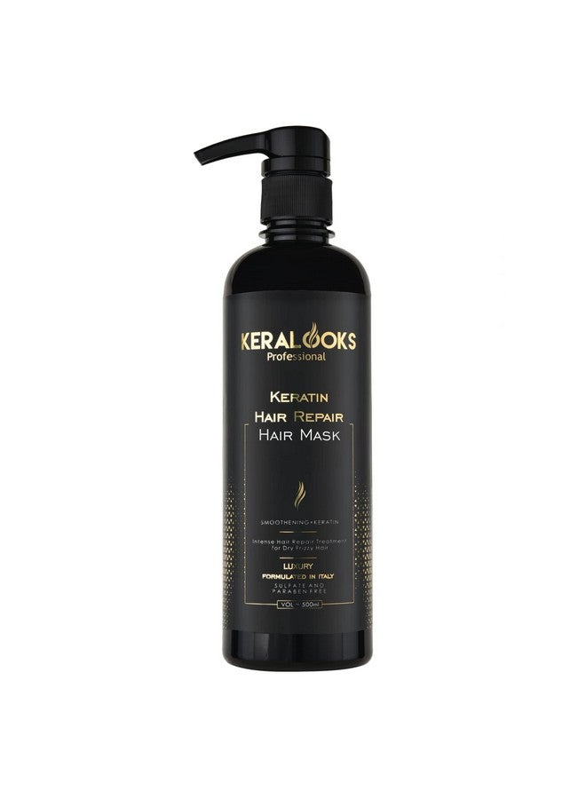 كيرالوكس بروفيشنال قناع الشعر Keralooks Professional® Smoothing Plus Keratin للشعر الجاف والمجعد والتالف. (500 مل) - Image 1