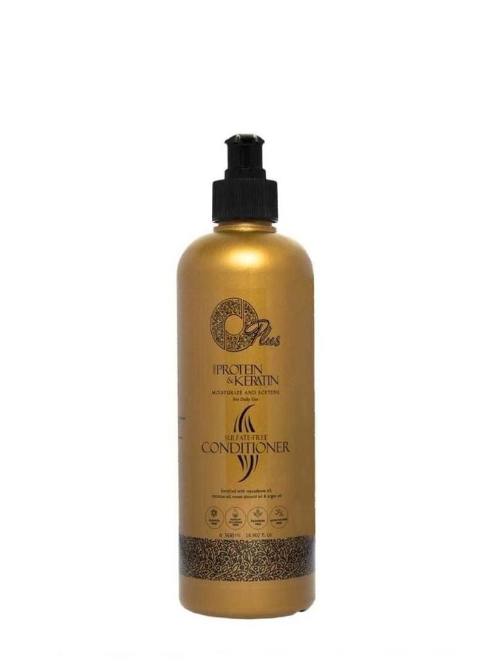 Oplus Keratin and protein treated hair care set Shampoo 500 ml Conditioner 500 ml Mask 500 ml Anti frizz serum 110 ml - Image 3