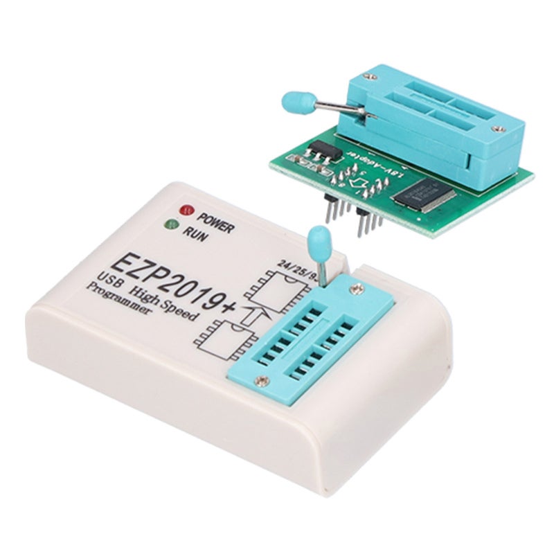 USB SPI Programmer: USB 2.0 Port, 12 MBPS High Speed, Compact Size - 3-Second Read Speed, Multi-Chip Support, Upgradeable Firmware for Home Appliance Repair, Computer Maintenance - Image 1