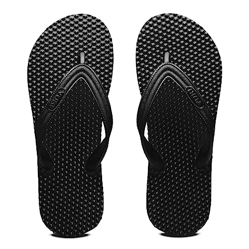 YUKI Men and Women Slipper Accupressure Flip Flops Hawai Chappal for Home Daily Use - Image 1
