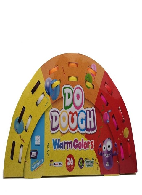 Do Dough Warm Colors Clay Set of 18 Pots