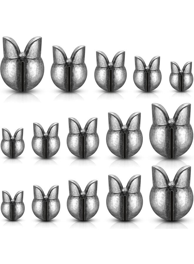 Generic 200 Pieces Fishing Weights Sinkers, Tungsten Split Shot Sinkers for Line Kit Removable Round Texas Rigs - Image 1