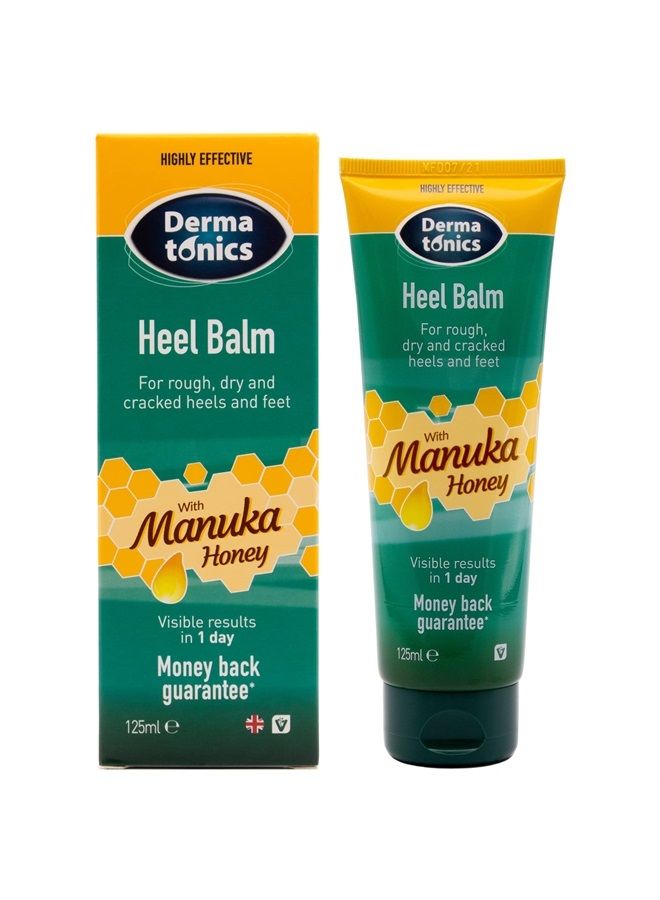 Dermatonics Heel Balm with Manuka Honey | Suitable for Diabetics | 125 ml | Hydrates and Draws Moisture Into Your Skin | Ideal for People With Very Dry Feet - Image 1