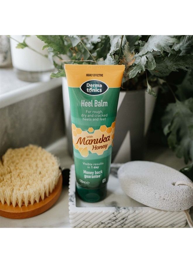 Dermatonics Heel Balm with Manuka Honey | Suitable for Diabetics | 125 ml | Hydrates and Draws Moisture Into Your Skin | Ideal for People With Very Dry Feet - Image 3
