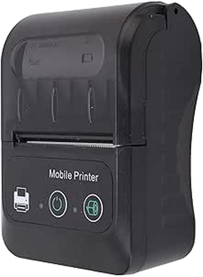 طابعة حرارية لاسلكية محمولة صغيرة عرض الورق 58 مم طابعة إيصالات USB - Image 1