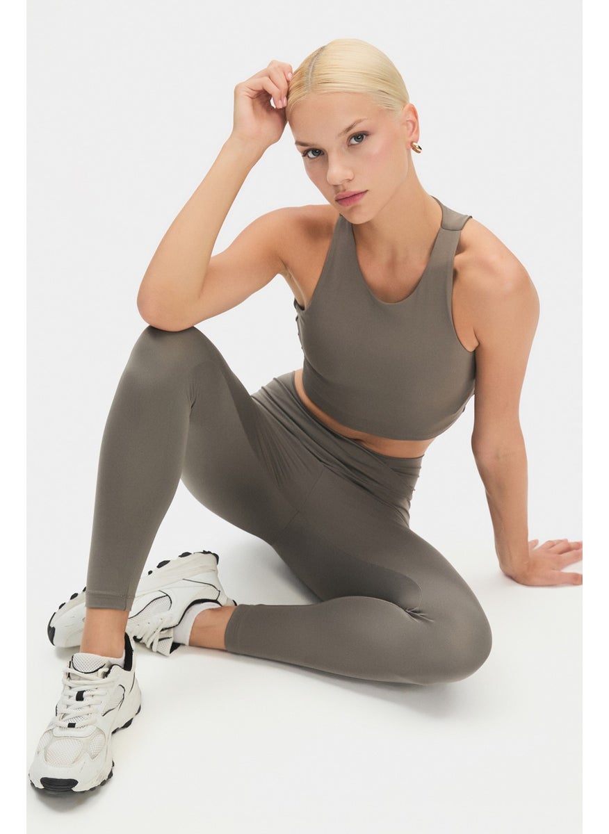 JOYSTAR - Women's Cross Waist Detailed Slimming Sports Leggings - Image 1