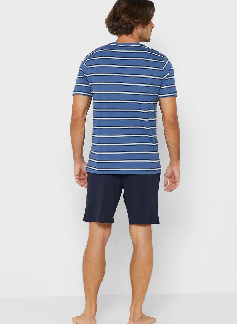 Marks & Spencer Striped Pyjama Set