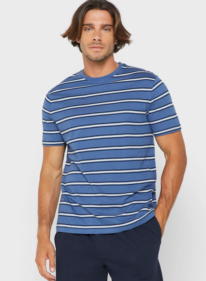 Marks & Spencer Striped Pyjama Set