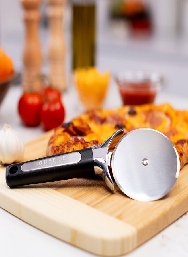 Old Stone Premium Stainless Steel Pizza Cutter Wheel Pizza Slicer, 3.5-inch Pizza Cutter Wheel - Image 2