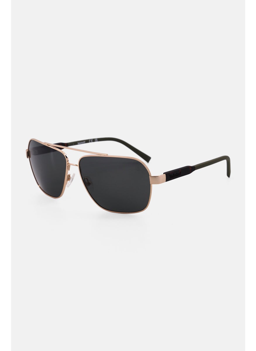 Timberland Men TB9257 Aviator Sunglasses, Rose Gold  - Image 3