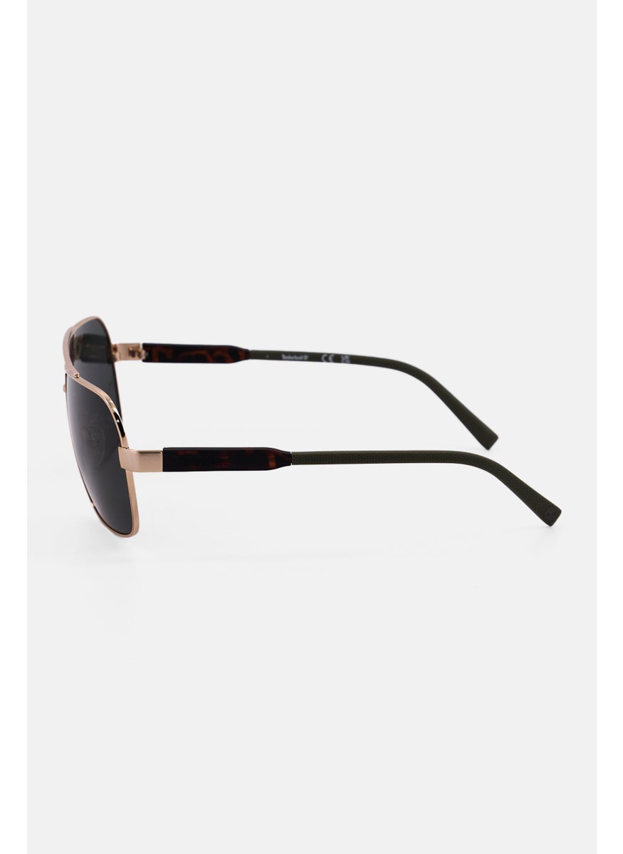 Timberland Men TB9257 Aviator Sunglasses, Rose Gold  - Image 4