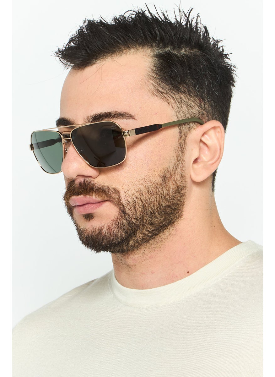 Timberland Men TB9257 Aviator Sunglasses, Rose Gold  - Image 2