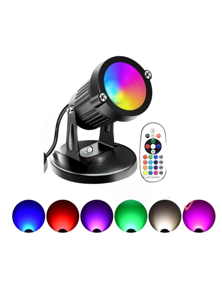 AROAQ LED Spot Light, Portable Lighting Up Indoor Spotlight Lamp, Strong And Durable Energy Efficient Floor Uplight, Easy To Install Dimmable Decoration Lights, (1pc, MultiColour Light)  - Image 1