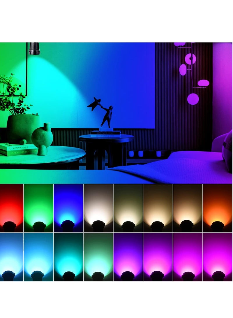 AROAQ LED Spot Light, Portable Lighting Up Indoor Spotlight Lamp, Strong And Durable Energy Efficient Floor Uplight, Easy To Install Dimmable Decoration Lights, (1pc, MultiColour Light)  - Image 2