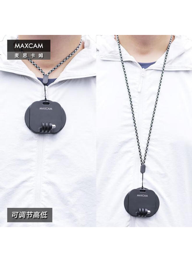 Maxcam Neck Magnetic Suction Hanging Rope Chest Fixed Strap Magnetic Iron Base Bracket Accessories For Yi Action Camera Ace Pro 2/Gopro 13/12 - Image 1