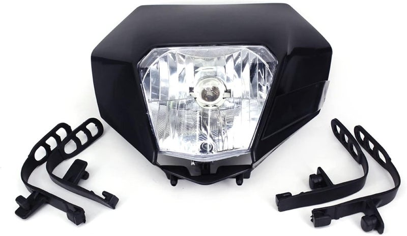 Yurefax Motorcycle Universal Headlight - Demon Face Design - Image 2