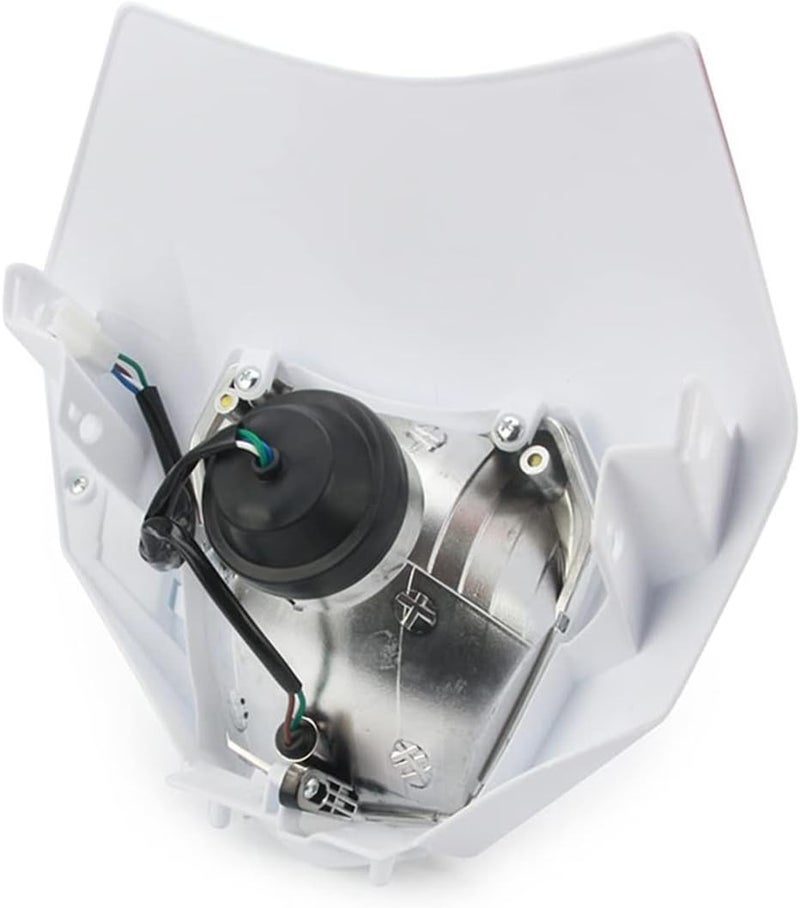 Yurefax Motorcycle Universal Headlight - Demon Face Design - Image 3